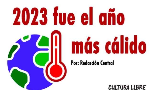 2023 fue el año más cálido