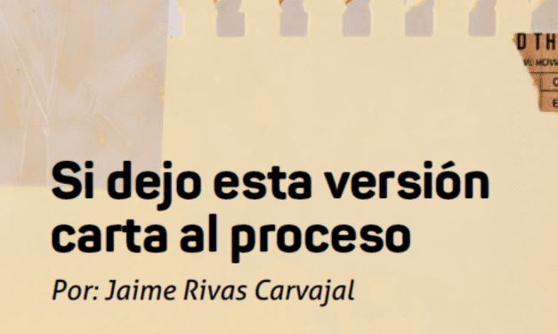 Si dejo esta versión carta al proceso